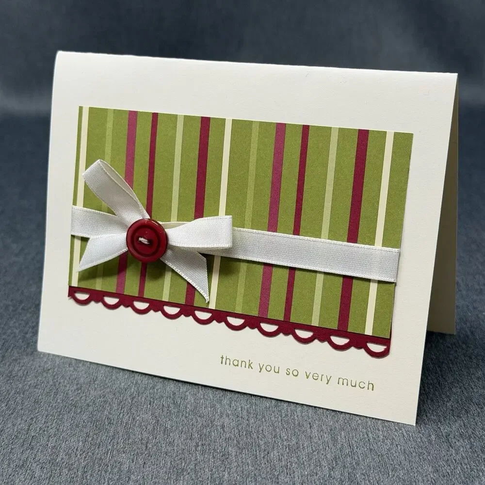 15pc Mixed Thank You Card Lot Handmade Designs READ